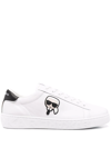 KARL LAGERFELD SIDE LOGO-PATCH SNEAKERS