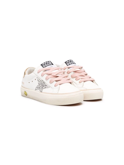 Golden Goose Kids' Superstar Low Top Sneakers In White