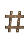 UNBRANDED UNBRANDED HEAVEN SENDS LED HASHTAG SIGN (WOOD) (14.2 X 2 X 16.3 INCHES)