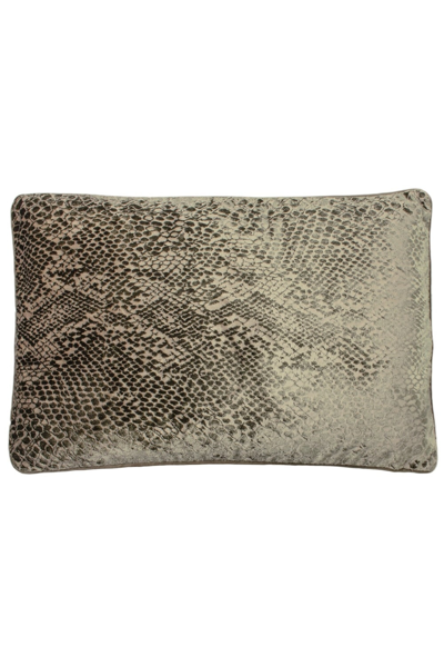 Paoletti Python Throw Pillow Cover In Black