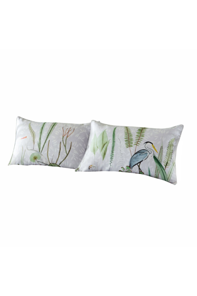 Paoletti Aaliyah Botanical Pillowcase In White