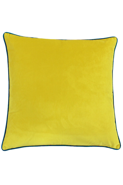 Paoletti Meridian Cushion Cover In Yellow