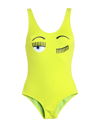 Chiara Ferragni One-piece Swimsuits In Green
