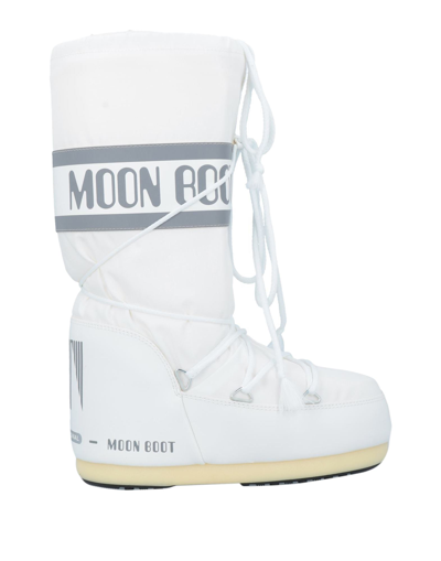 Moon Boot Knee Boots In White