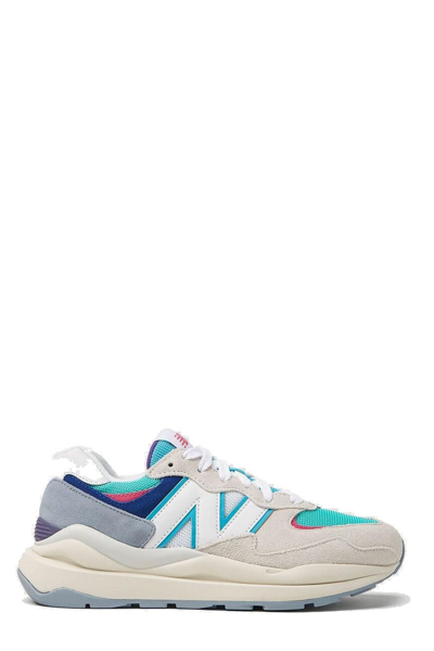 New Balance White 5740 Low Top Sneakers