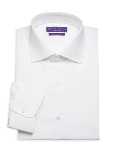 Ralph Lauren Purple Label Aston Dress Shirt In White