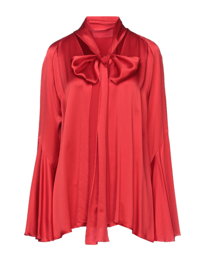 Alberta Ferretti Blouses In Red