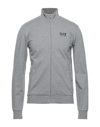 Ea7 Sweatshirts In Grey