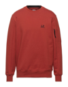 C.p. Company Sweatshirts In Rust