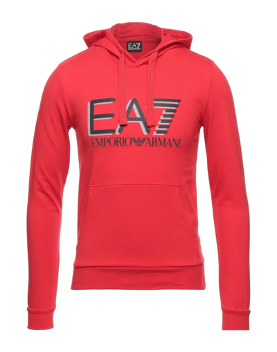 Ea7 Sweatshirts In Red