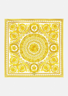 Versace Barocco Large Silk Foulard, Female, Print, One Size