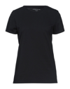 Majestic T-shirts In Black