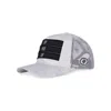 474 Co Men's White / Black 474 Camo 3 Bars Trucker Red Label Hat - White
