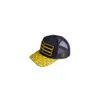 474 Co Men's Yellow / Black 474 Pattern Trucker Hat - Yellow And Black In Multi