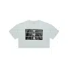 474 Co Women's Green / Black 474 Organic Oversized Cropped T-shirt - Black, Green In Green/black
