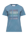 Giada Benincasa Embellished Slogan T-shirt In Blue