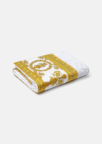 Versace I ♡ Baroque Hand Towel In White
