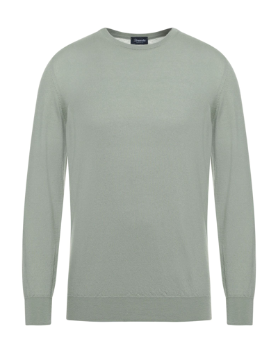 Drumohr Sweaters In Sage Green