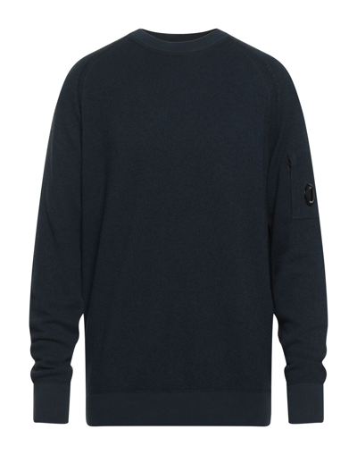 C.p. Company Sweaters In Dark Blue