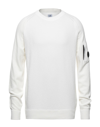 C.p. Company Sweaters In White
