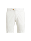 Ralph Lauren Hand-tailored Slim Stretch Chino Short In Deckwash White
