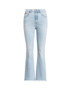 POLO RALPH LAUREN POLO RALPH LAUREN SHARONA CROP FLARE JEAN WOMAN JEANS BLUE SIZE 31 COTTON, MODAL, LYOCELL, ELASTOMUL