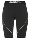Sundek Woman Shorts & Bermuda Shorts Black Size 8 Polyamide, Elastane In Black