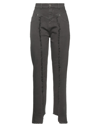 FEDERICA TOSI FEDERICA TOSI WOMAN PANTS STEEL GREY SIZE 31 COTTON, ELASTANE