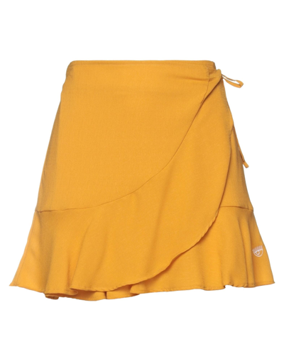 Chiara Ferragni Mini Skirts In Ocher