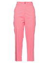 Merci .., Woman Pants Pink Size 4 Cotton, Elastane