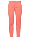 Barba Napoli Woman Pants Salmon Pink Size 26 Cotton, Elastane
