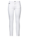 YES ZEE BY ESSENZA YES ZEE BY ESSENZA WOMAN PANTS WHITE SIZE 28 COTTON, ELASTANE