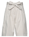 Peserico Woman Shorts & Bermuda Shorts Beige Size 2 Cotton, Polyester, Elastane In Beige