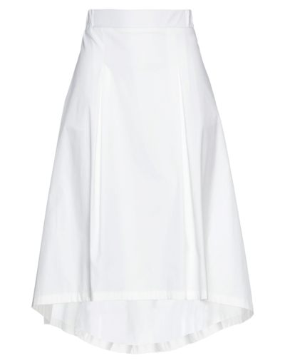Giancarlo Desenzano Midi Skirts In White
