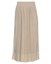 Agnona Midi Skirts In Beige