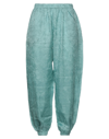 The M . Pants In Pastel Blue
