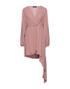 Angela Mele Milano Short Dresses In Pink