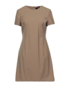 Theory Short Dresses In Beige