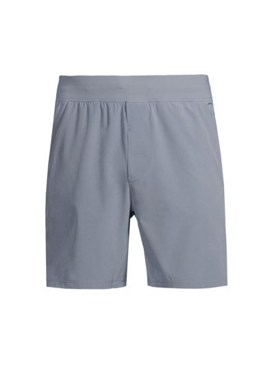 Alo Yoga Repetition Performance Shorts In Purple Dust