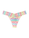 Hanky Panky Printed Original-rise Thong In Bohemian Stripe