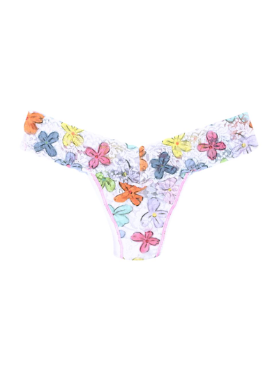 Hanky Panky Printed Low-rise Thong In Mod For You