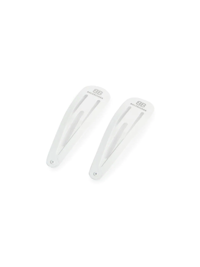 【関税＆送料込み】Balenciaga Logo Hair Clip Balenciaga logo-lettering Hair Clip | Black | FARFETCH