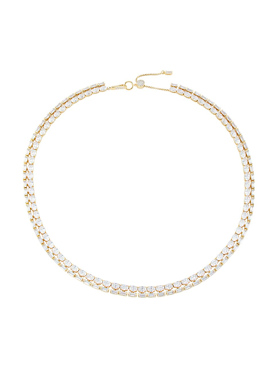 Adriana Orsini Women's Revelry 18k-gold-plated & Cubic Zirconia Double Tennis Necklace