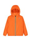 K-way Kids' Little Boy's & Boy's Claude Hooded Windbreaker Jacket In Orange