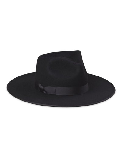Lack Of Color Women's Wool Rancher Hat In Black