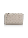 Christian Louboutin Paloma Studded Leather Clutch In Sasso