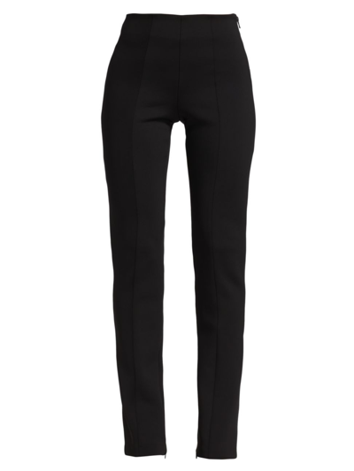 Good American Good Waist Flare Scuba Pants In Black