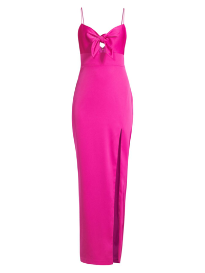 aidan mattox hot pink dress Hot Pink Aidan Mattox Gown Saks Fifth Avenue