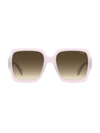 Moschino 56mm Square Sunglasses In Black