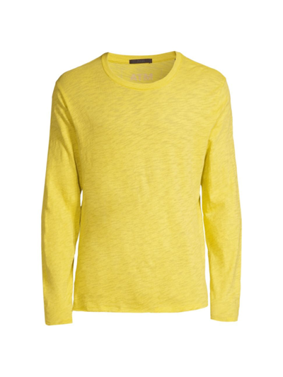 Atm Anthony Thomas Melillo Distressed Long Sleeve T-shirt In Sunshine